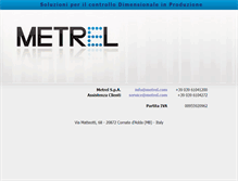 Tablet Screenshot of metrel.net