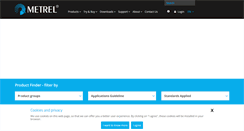 Desktop Screenshot of metrel.si