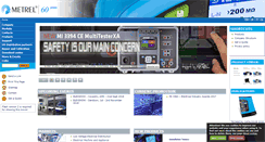 Desktop Screenshot of metrel.co.uk